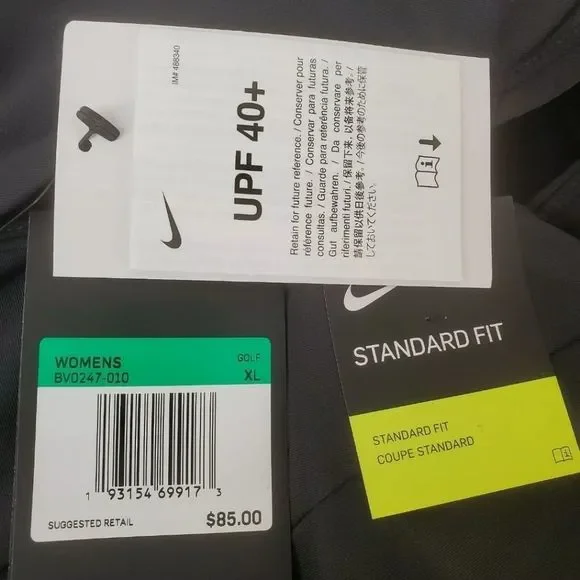 Nike Flex UV Ace 15" Golf Skort Black Size XL - Picture 10 of 11